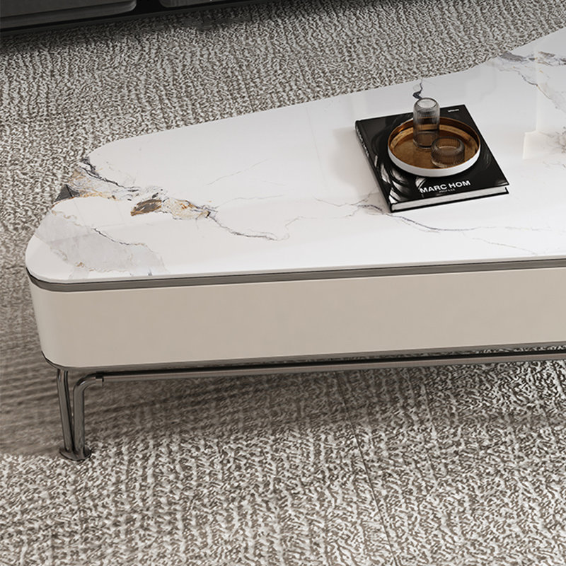 Table basse moderne moderne, H 15,7 po x L 51,2 po x l 27,6 po