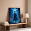 Toile «A Striking Fantasy Scene mettant en vedette une jeune figure masculine avec art mural»-122013308