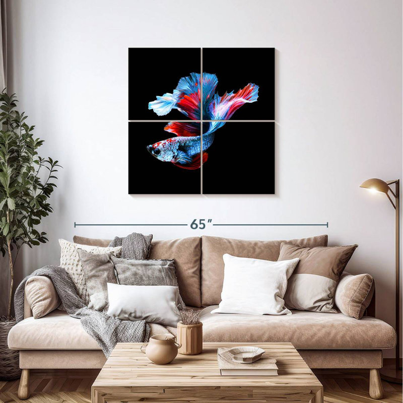 Brampt Elegant Betta Fish, 38" H x 38" W