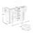 Kitchen Island With Spice Rack, Towel Rack And Extensible Solid Wood Table Top-White, Kitchen Island-312051038