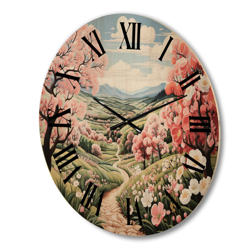 Horloge murale en campagne surdimensionnée, Moyenne
