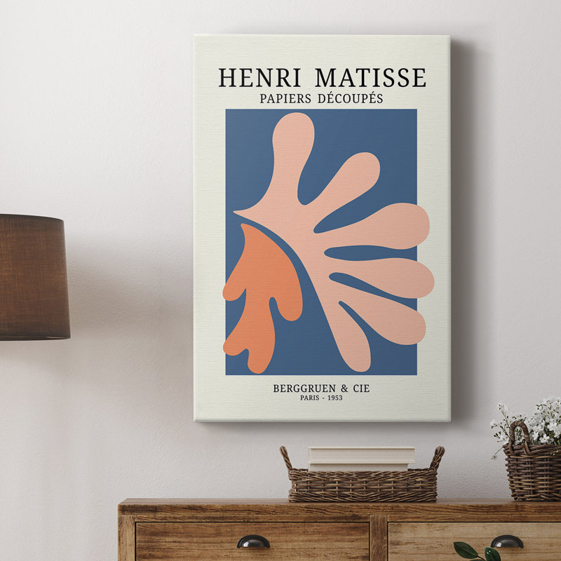 Matisse CDVII, reproduction d'art encadrée Cavas, H 18 po x l 12 po