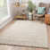 Bierce Wool Geometric Area Rug in Beige