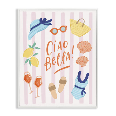 Giclée d'été encadrée, par Sandra Picco