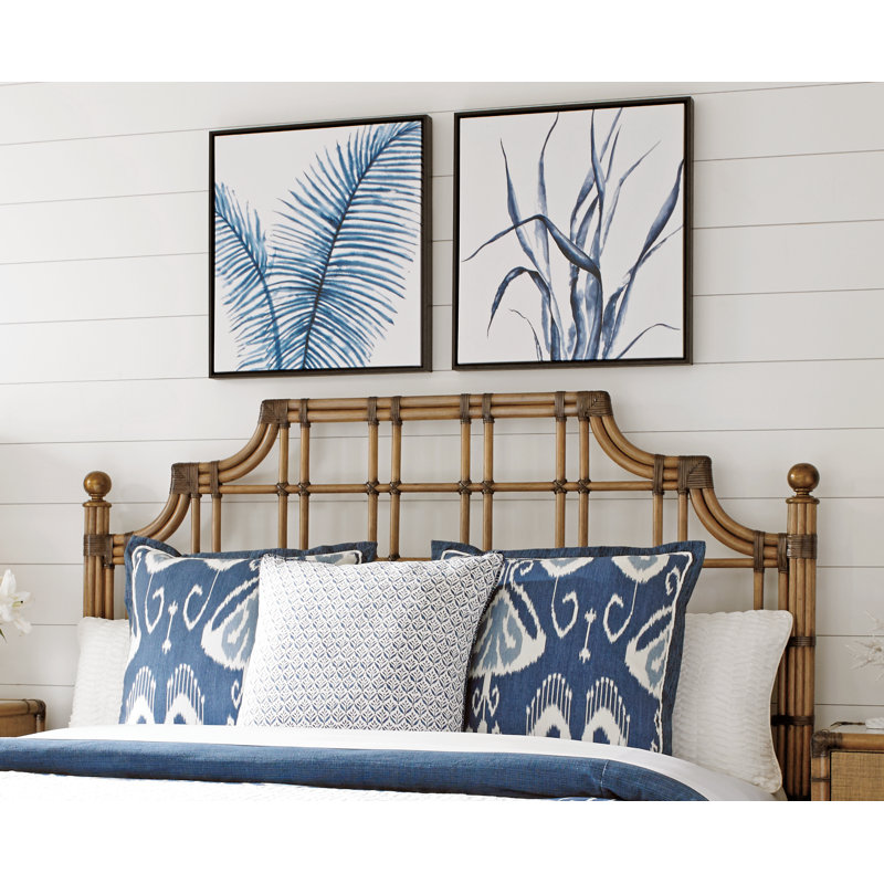 Twin Palms St. Kitts Rattan Headboard, King