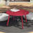 Aljawhara Round Metal Outdoor Coffee Table , 27.5'' in. W 27.5'' in. D-1942999382