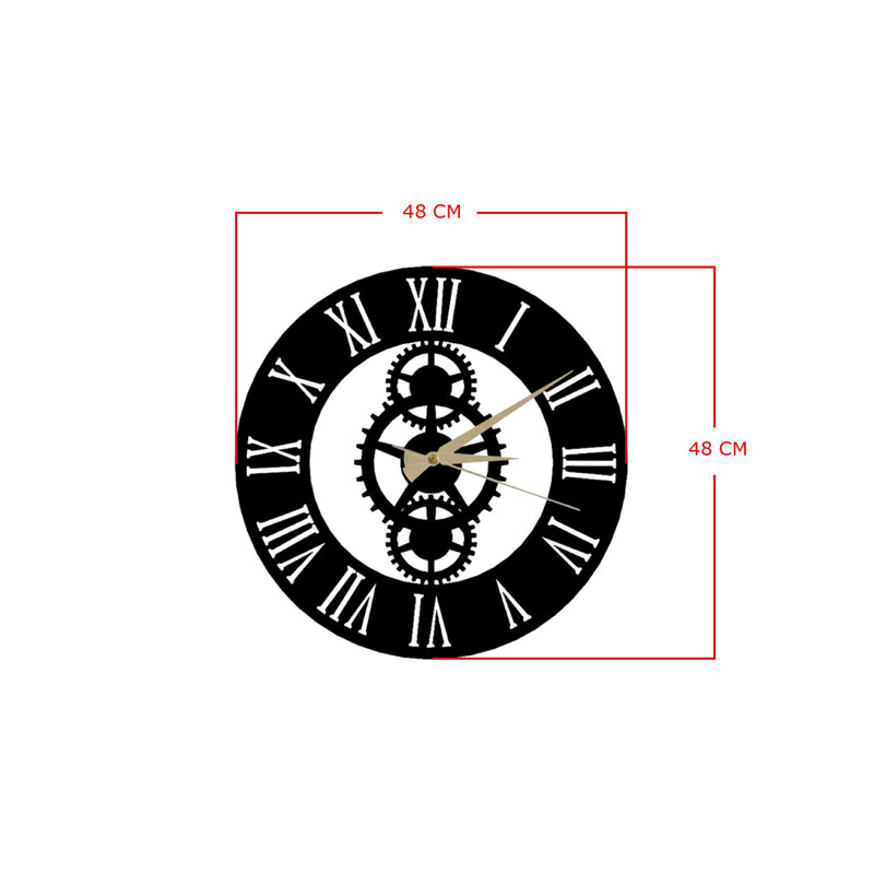 Horloge murale 18,9 "Jessop