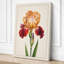 Bearded Iris Trio Botanical 1 Piece Wrapped Canvas Wall Art-846855184-846855185