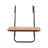 Balcony Hanging Table 25 x 24 in Outdoor Patio Railing Bar Table Adjusable