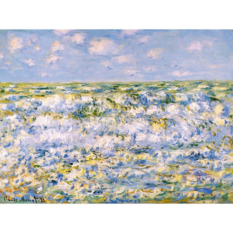 Waves Breaking, 18" H x 24" W