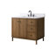 Meuble-lavabo simple 42 po avec comptoir en pierre Milano -125118043-125118048