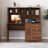 Home Office Computer Desk with Hutch-1165244965
