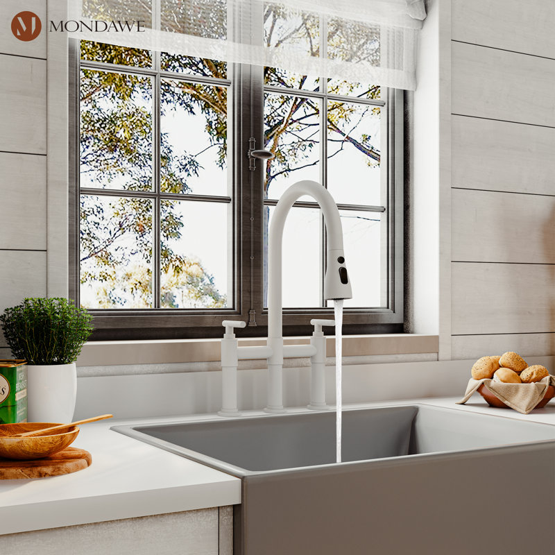 Robinet de cuisine Mondawe, Blanc