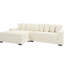 Couches surdimensionnés avec velours côtelé et méridienne gauche, méridienne en L, velours côtelé, 8 coussins, facile à assembler en beige-428452532-428452525-428452524