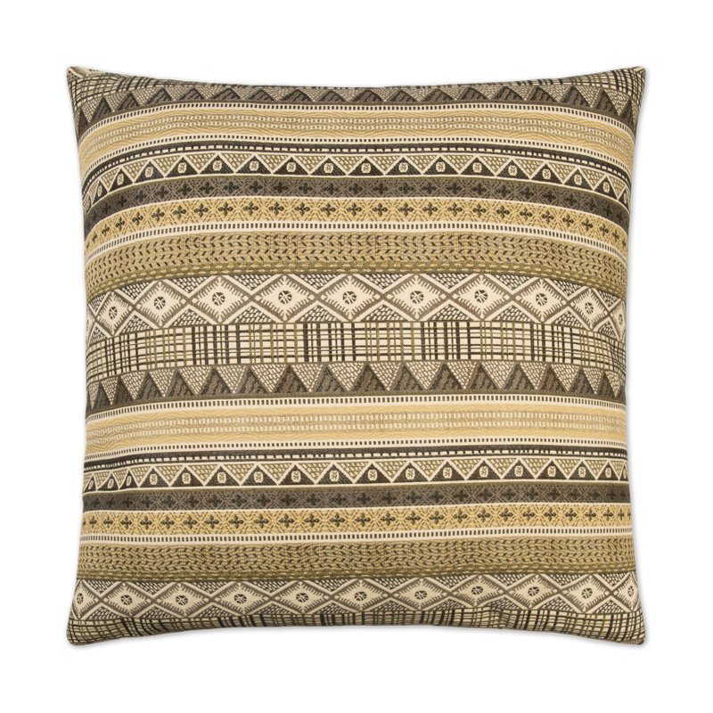 Kamba Pillow Cover & Insert, Gray, Square 24"