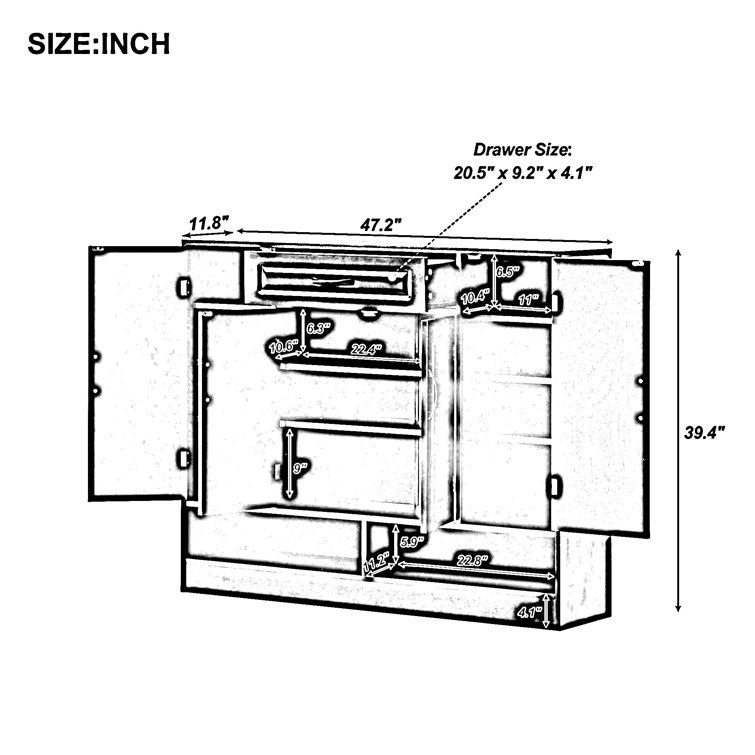 Wildon Home® 18 Pair Shoe Storage Cabinet | Wayfair