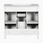 Meuble-lavabo moderne 36 po avec lavabo supérieur-269846823