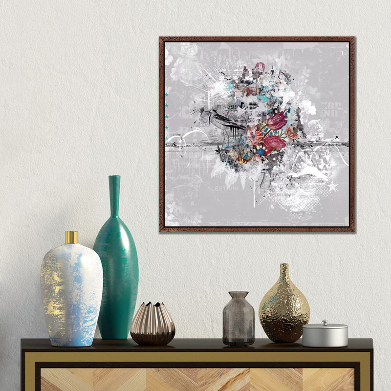 Highway Dust by Teis Albers - Gallery-Wrapped Canvas Giclée on Canvas, 45.72 cm H x 45.72 cm W, Classic Wood Framed