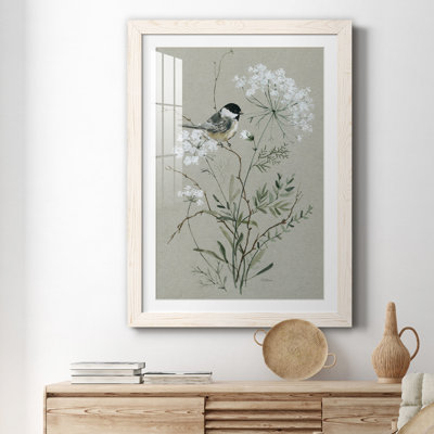 Bouquet de grâce, oiseau I - reproduction de cadre photo sur papier