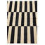 Tapis noir et blanc Jessen