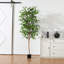Ficus artificiel en pot 70 po avec des feuilles réalistes et un tronc naturel Adcock-892133475