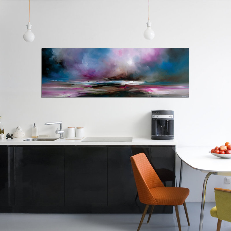 « night automne », impression sur toile, H 16 po x l 48 po x P 1,5 po, Toile tendue