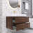 Nihat 36'' Single Bathroom Vanity with Solid Surface Top-593179902-593179900