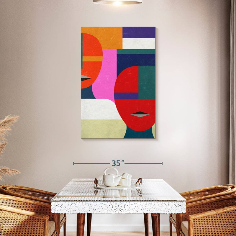 Visages géométriques Avery, H 45 po x l 30 po