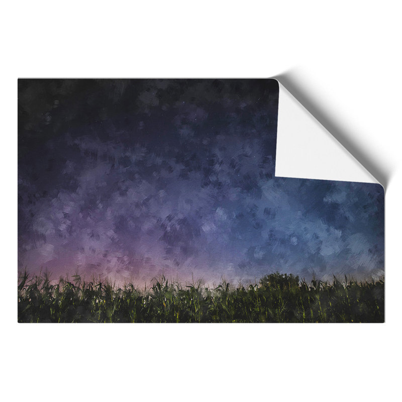 Grassfield in Romania Painting - Frameless Print, 30cm H x 42cm W x 0.1cm D