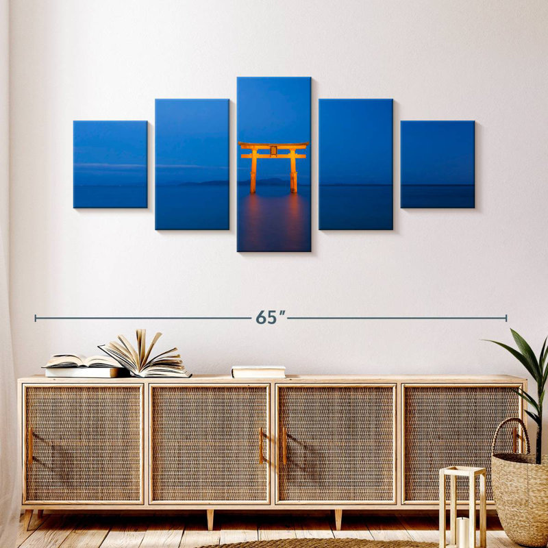 Golden Torii Gate, 24" H x 55" W