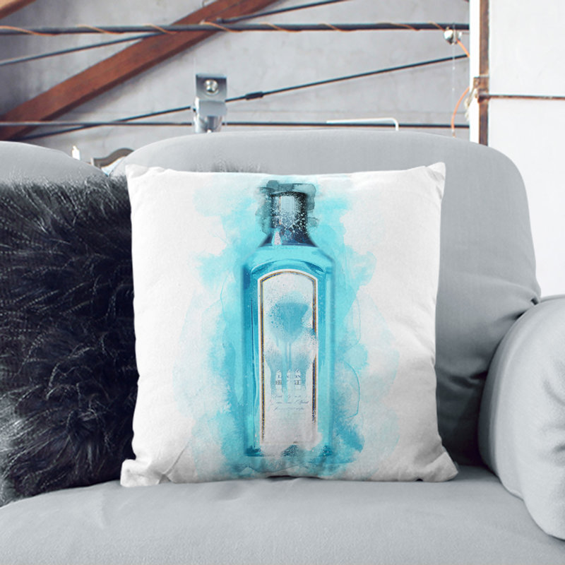 Square Cushion, 40cm H x 40cm W x 15cm D