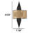 Battery Operated Metal Body Fabric Cap 4500K LED Flush Mount Wall Sconce-1340642456