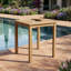 Chatsworth Outdoor Square Teak Bar Table