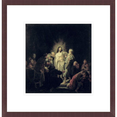 The Incredulity of St. Thomas by Rembrandt van Rijn - Framed Giclee Print