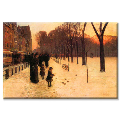 «Boston in quotidienne twilight» par Frederick Childe Hassam, reproduction d'art