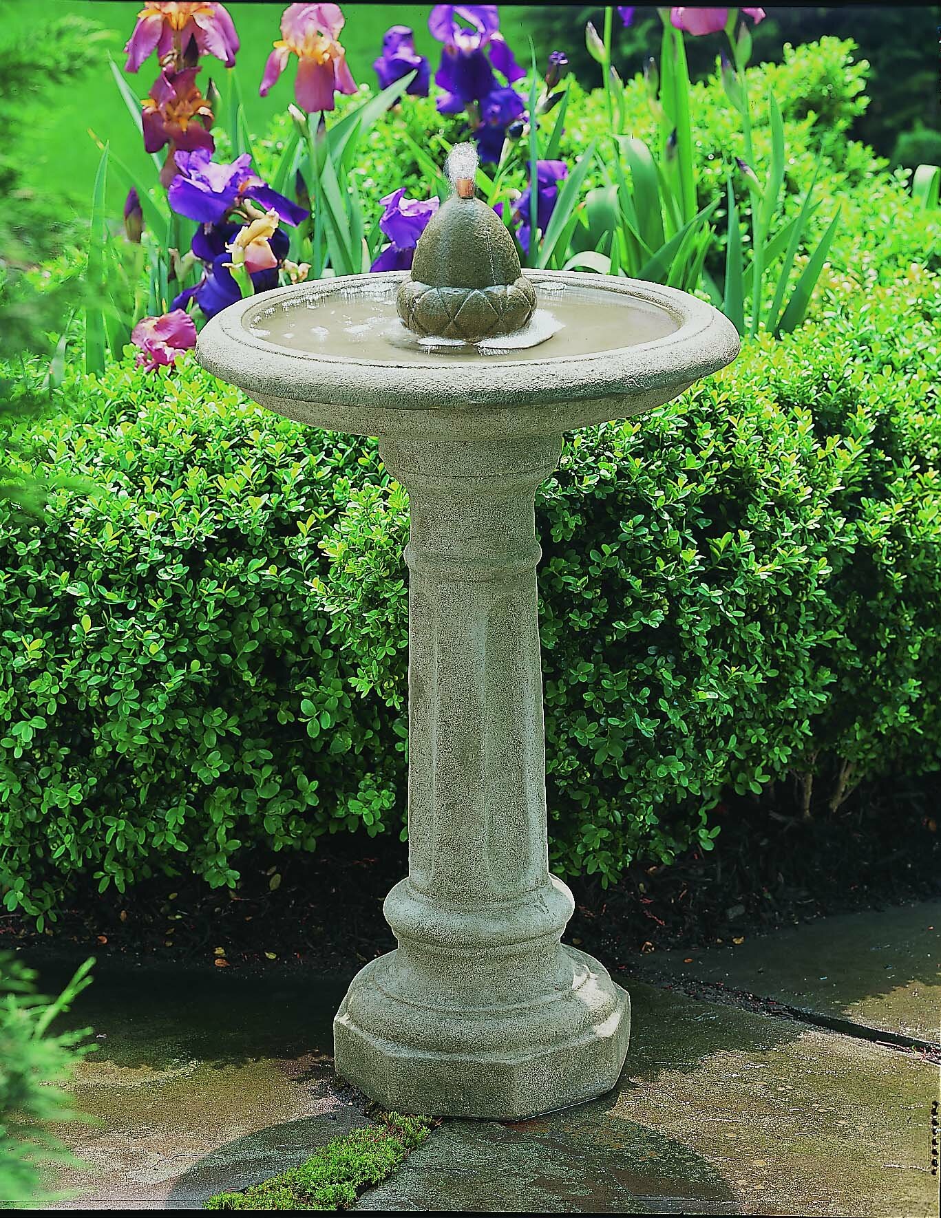 Campania International, Inc Acorn Weather Resistant Floor Fountain ...