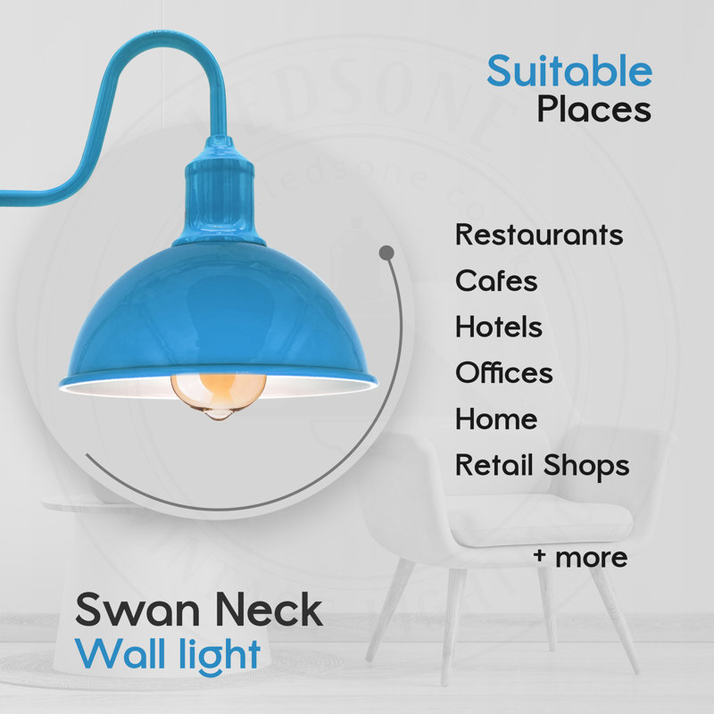 Armed Sconce, Blue, No, No