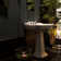 WS Bath Collections Contea 18.9'' Ceramic White U-Shaped Bathroom Sink with Overflow