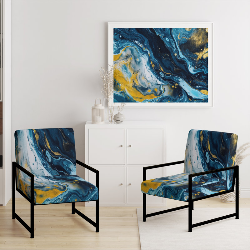 Curci - Chaise rembourrée Geode , Noir, noir, noir, noir