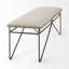 Carci Polyester Upholstered Bench