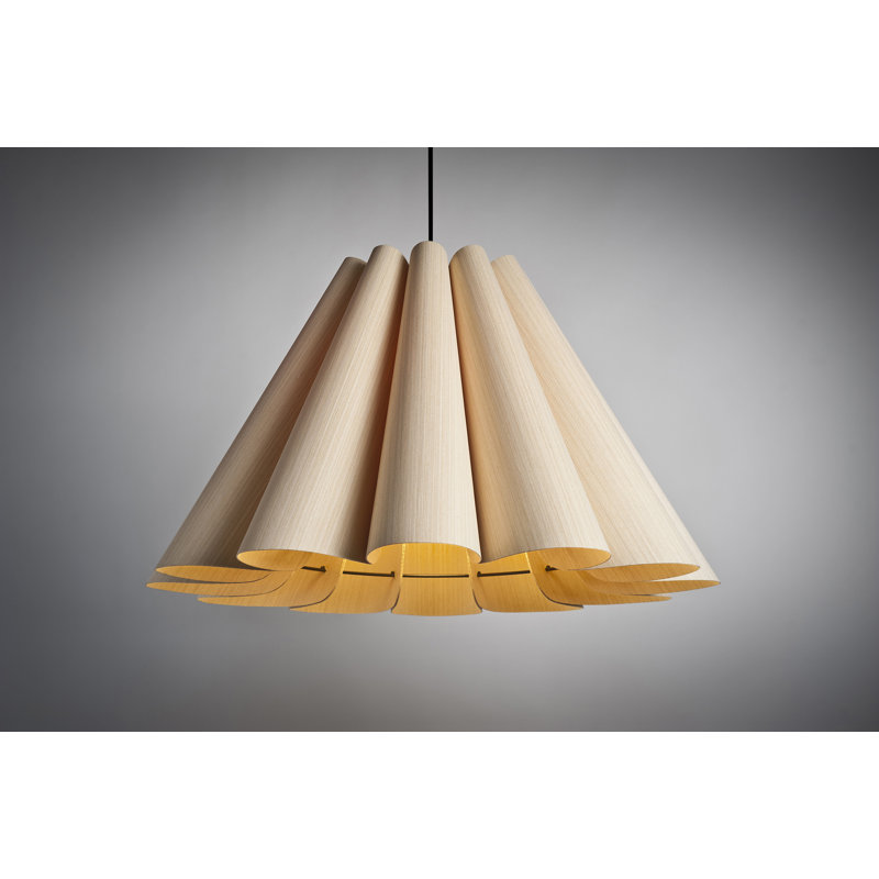 Luminaire suspendu moyen Lora 56, Cendré, H 19,8 po x l 31,5 po x P 31,5 po