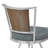 Borrelli Swivel 26 in. Walnut Wood and Steel Metal Counter Height Bar Stool-23206415