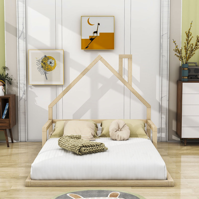 Platform Bed, Natural