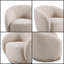 Fauteuil d'appoint pivotant Elegant Boucle-528291759