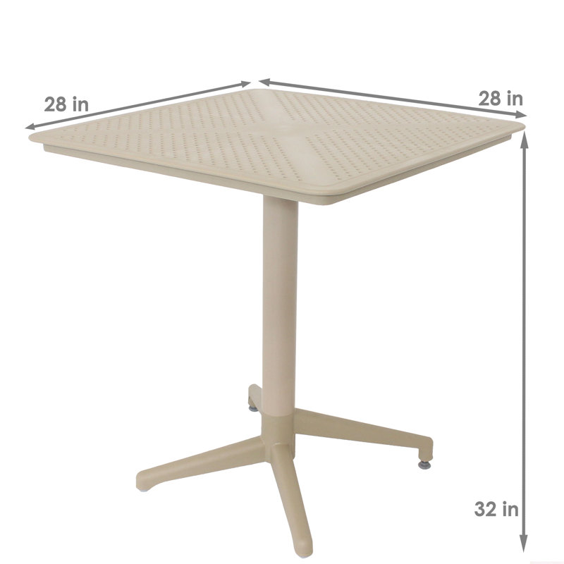 Round Outdoor Folding Dining Table