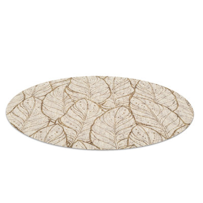 Kanja Hard Floor Straight Round Chair Mat