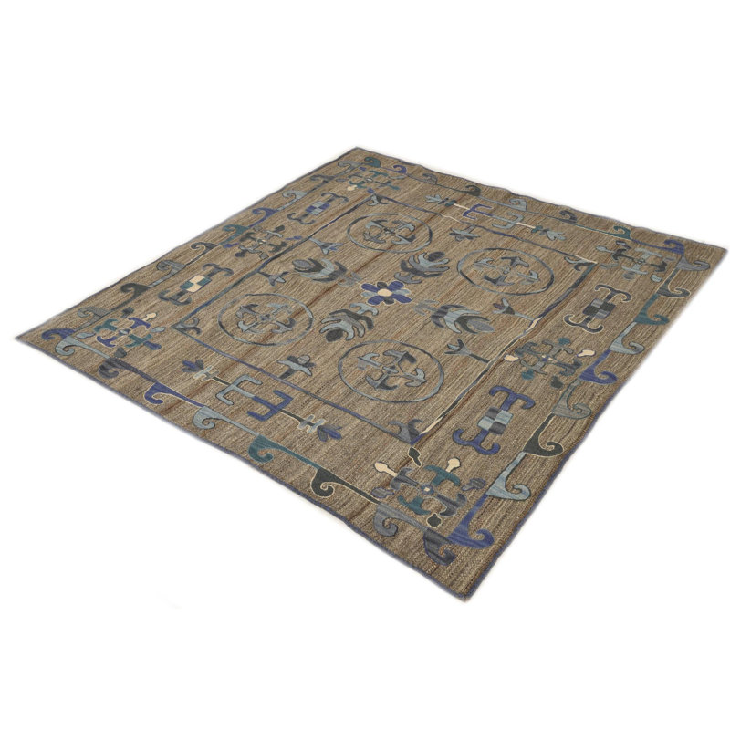 Tapis gris foncé rectangulaire 5 pi Perry