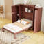 Lit escamotable avec armoire intégrée et tablettes de rangement-1035354550-1035354551