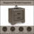 Weathered Gray Grain Finish Nightstand