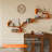 Eliyah Metal Floating Shelf, Wall Mounted Metal Shelves with Unique Design-1460878962